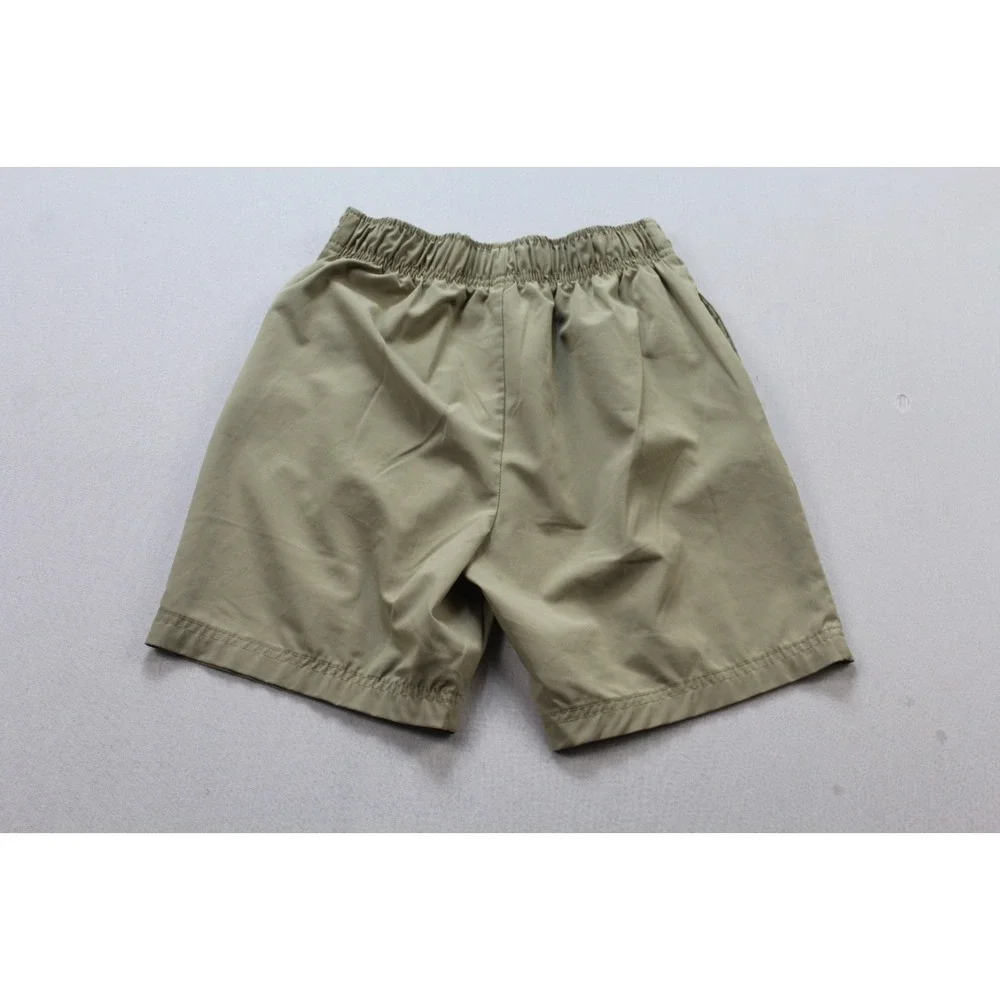 Boys Reebok Beige Active Shorts Casual Elastic Waist Size Medium